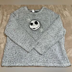 Disney Nightmare Before Christmas Gray Sleepwear Top Size 3X